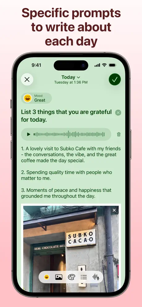 Gratitude: Self-Care Journal screenshot 3 of 6
