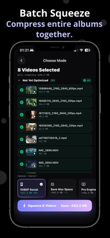 Squeezy: Video Compressor Screenshot 4 of 5