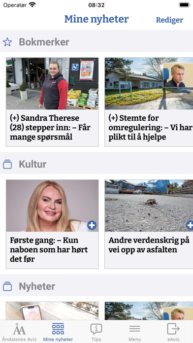 Åndalsnes Avis Nyheter Screenshot