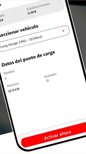 Captura de pantalla de ACCIONA - Recarga VE en iPhone 1