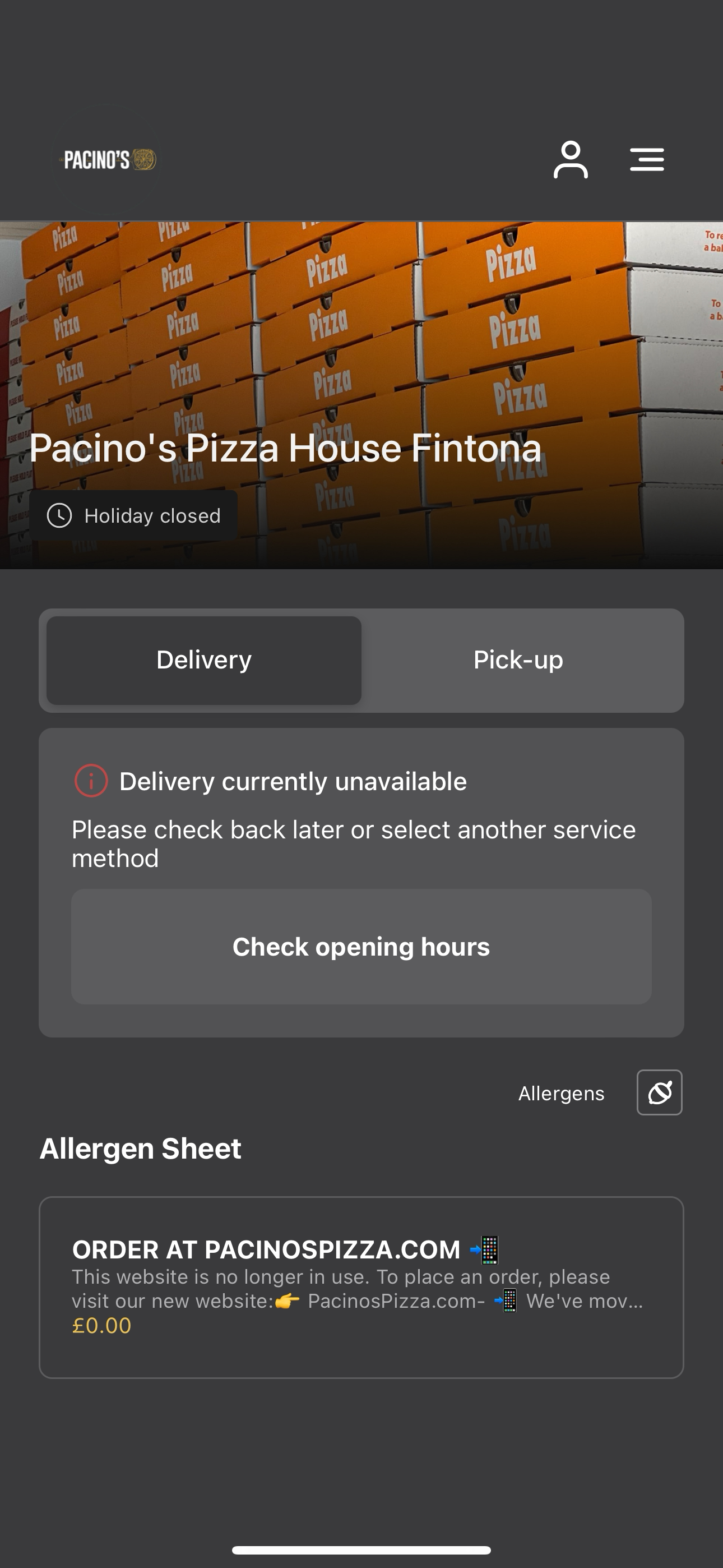 Pacino's Pizza House Fintona