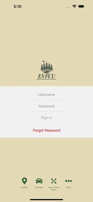 EVFCU screenshot 1