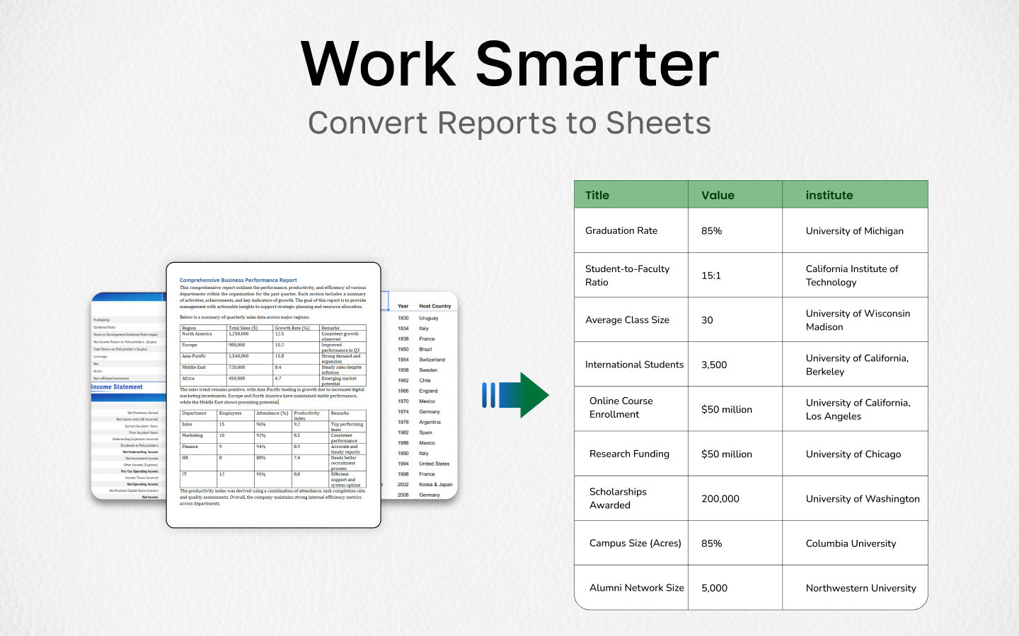 Word to Excel Converter