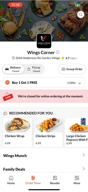 Wings Corner screenshot 2