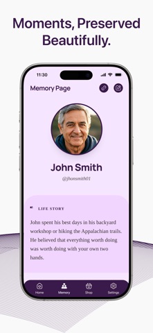 eMemorybox screenshot