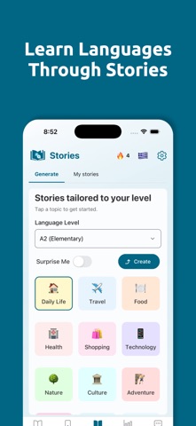Fluency Drop - Learn Languages Screenshot 1 of 7