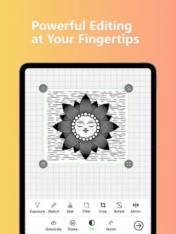 LaserTonor iPad screenshot