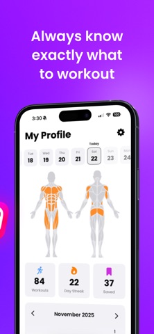 Gymdex: Save Workouts & Track Screenshot 3 of 5