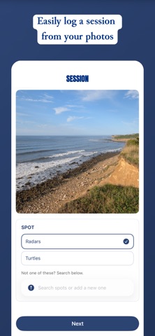 Session – Surf Log & Forecast screenshot