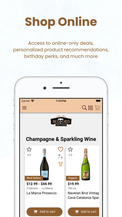 Bedford Wines & Spirits Screenshot