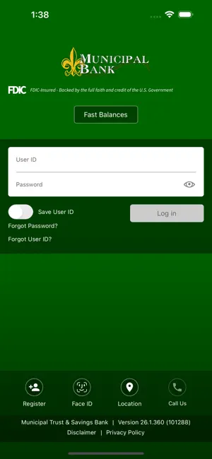 Municipal Bank Mobile Banking screenshot 2