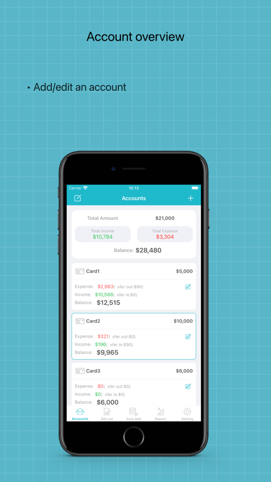 #1. Bill List (iOS) 由: 勇 牛