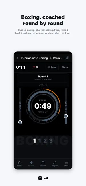 Joti - Workout tracker screenshot 4