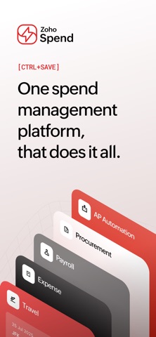 Zoho Spend iPhone screenshot