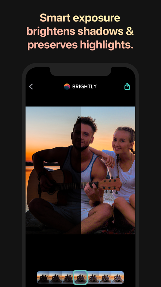 #8. Brightly - Fix Dark Photos (iOS) By: Code Organa