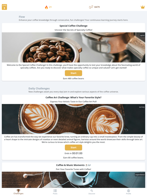 Coffeely - Learn about Coffee iPad screenshot 3 - Food & Drink app