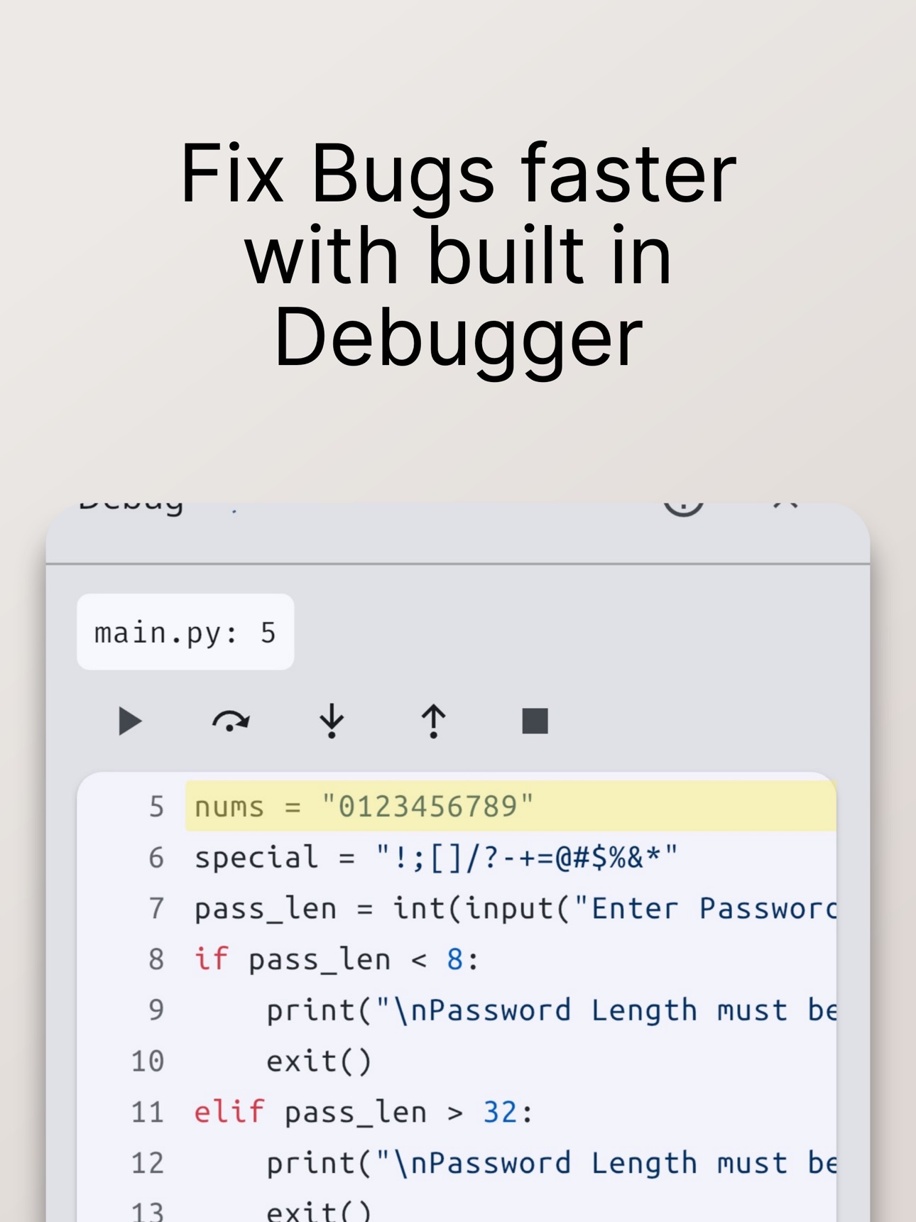 Python Coding Editor & IDE App screenshot 4