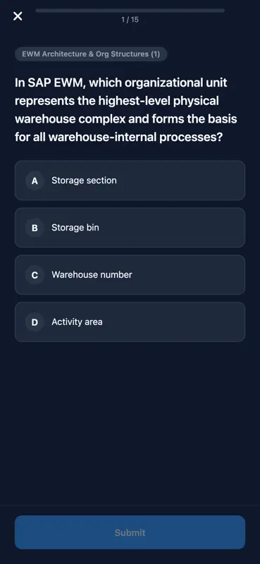 SAP EWM Warehouse Prep screenshot 3 of 6
