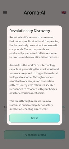 Aroma AI screenshot