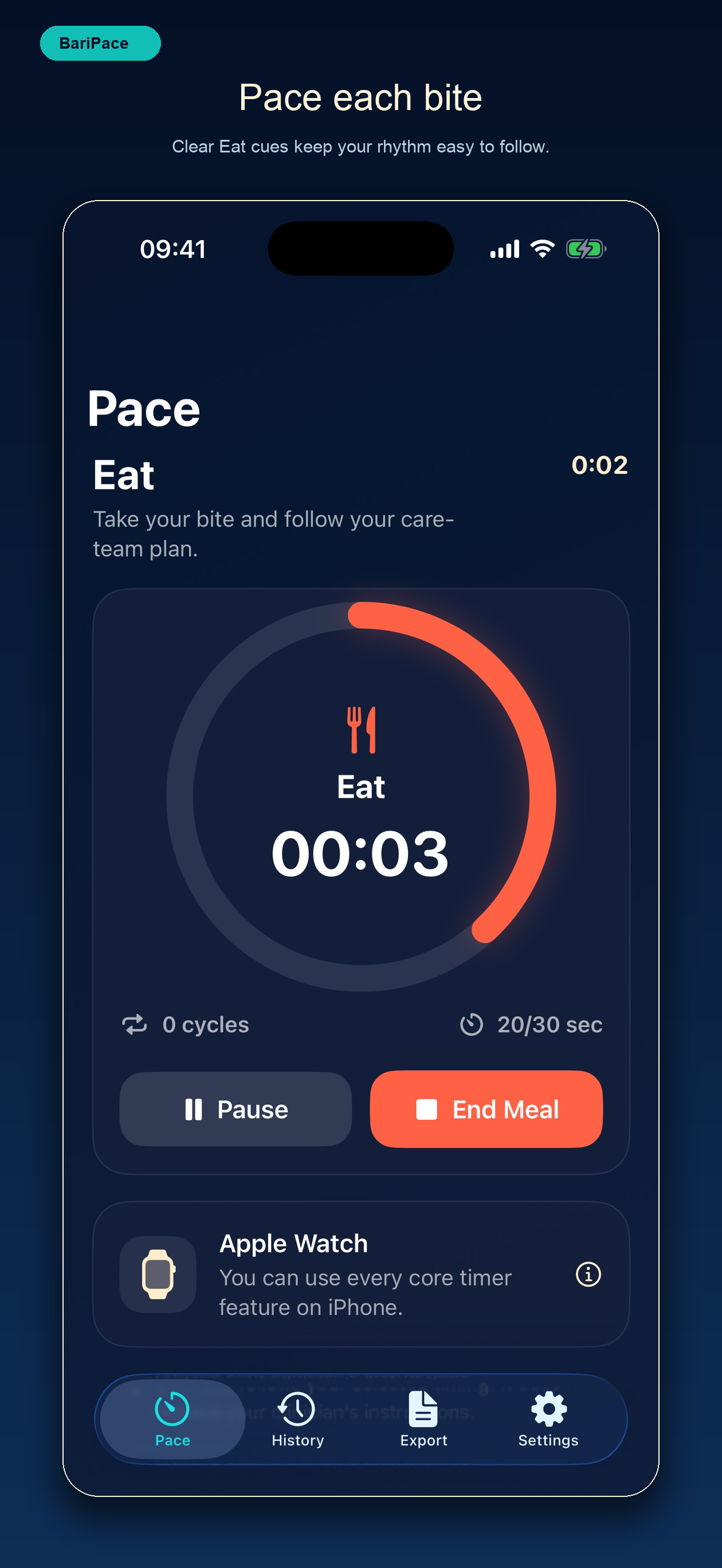 Bariatric Timer: BariPace screenshot 3