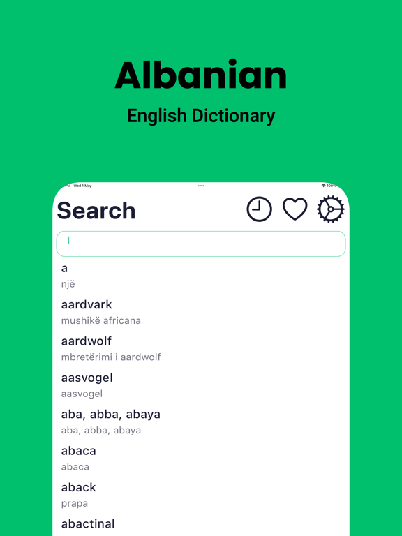 Screenshot #4 pour Albanian Dictionary - Dict Box