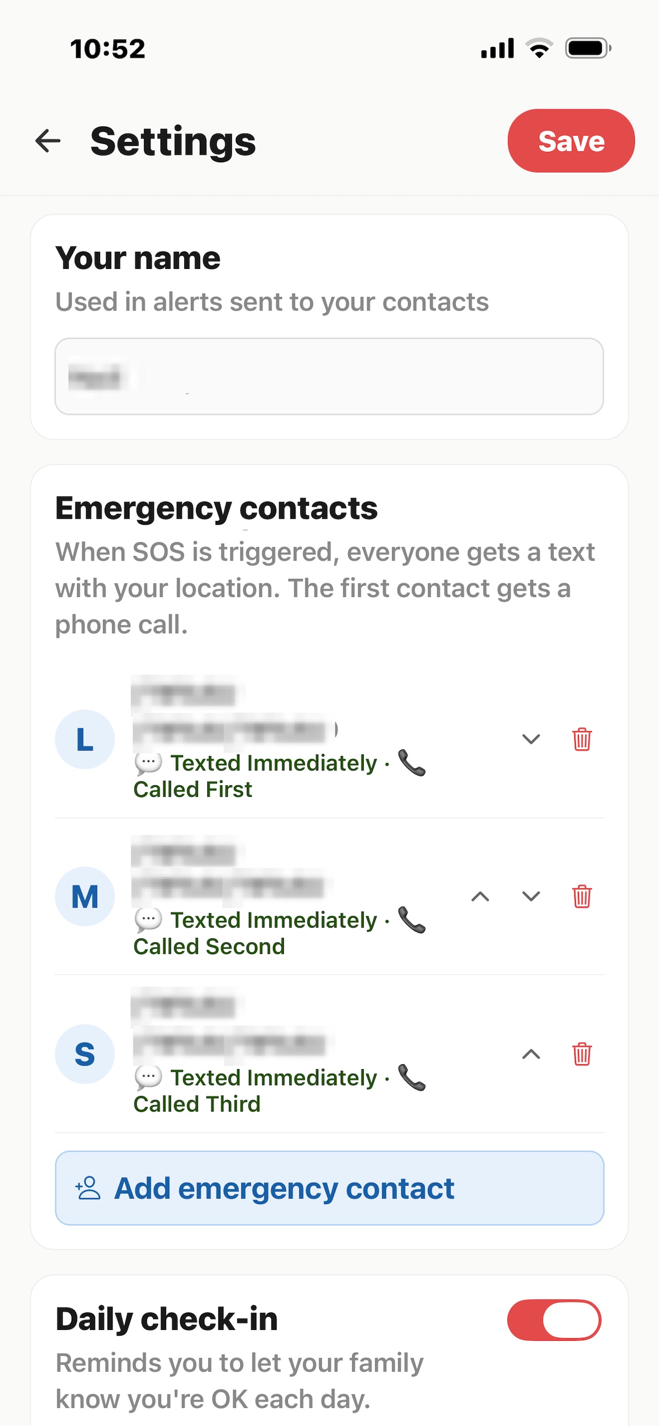 Screenshot 2 of EasySOS — Senior Safety