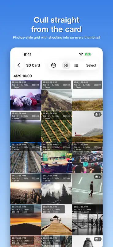 Photo Importer + SDカード写真取り込み screenshot 1 of 5