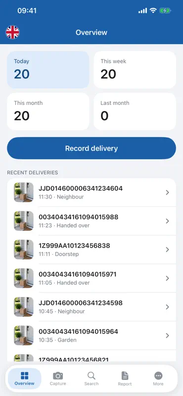 Delivery Driver Parcel Proof screenshot 3 of 6