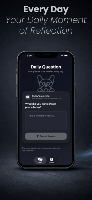 DQA: Daily Question App Screenshot 1 of 4
