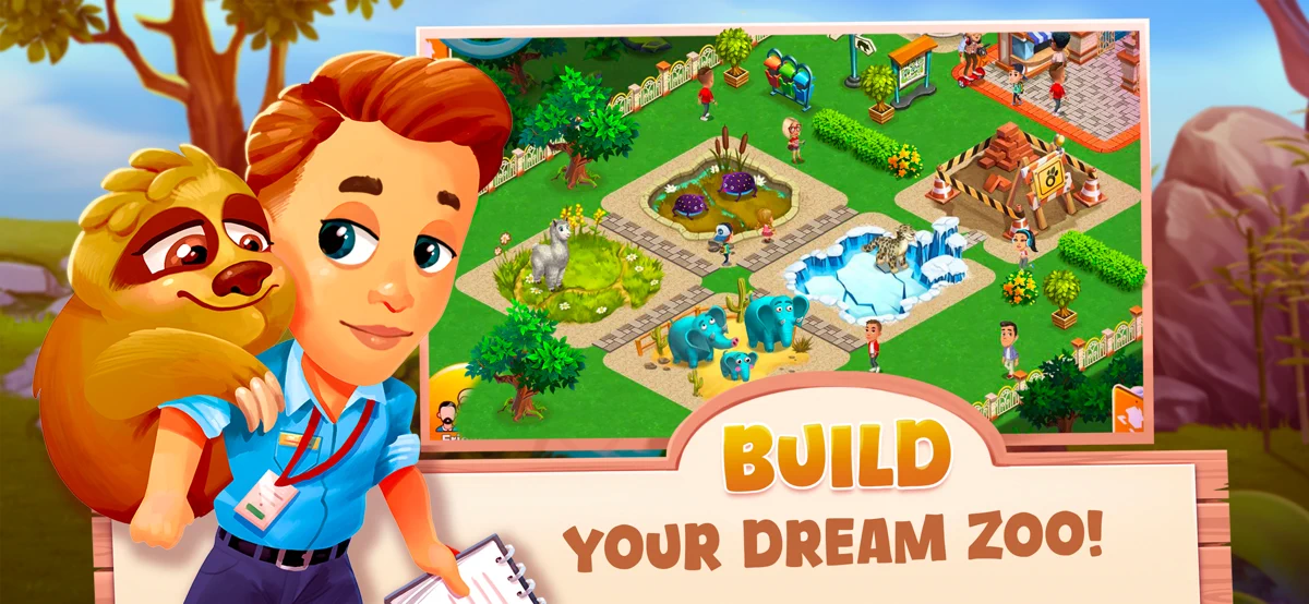 Zoo Craft - Animal Park Tycoon screenshot 1
