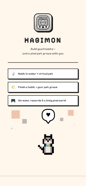Habimon - Your Pet Your Habits screenshot 1