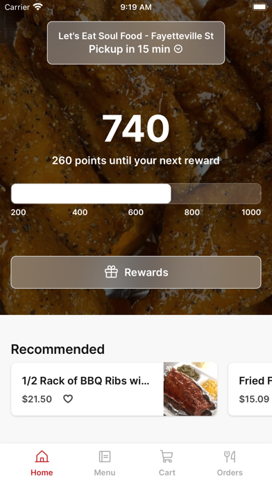 Let's Eat Soul Food iPhone screenshot 1 - Food & Drink app