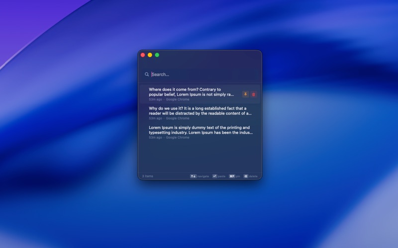 ClippyBar screenshot