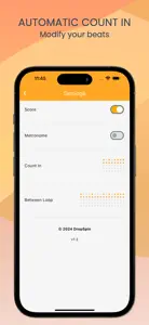 DropSpin Metronome screenshot #6 for iPhone