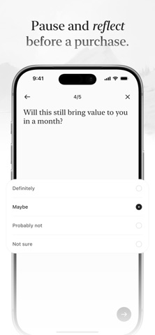 Yielded: Daily Impulse Journal iPhone screenshot