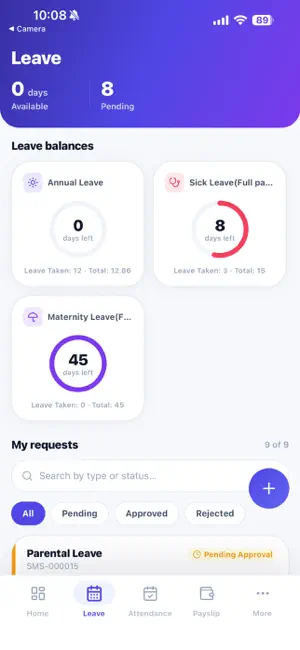 Dicetek Employee Self Service screenshot 2