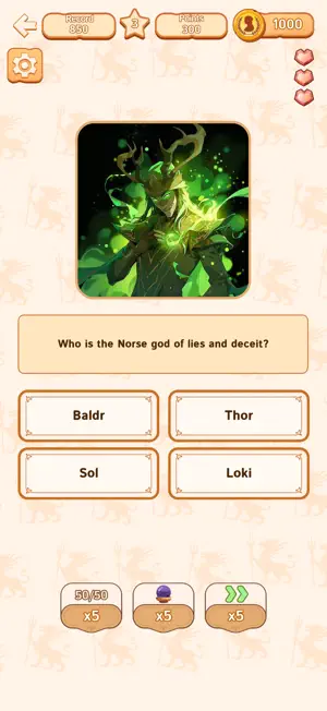 Mythology Quiz: Gods & Legends screenshot 2