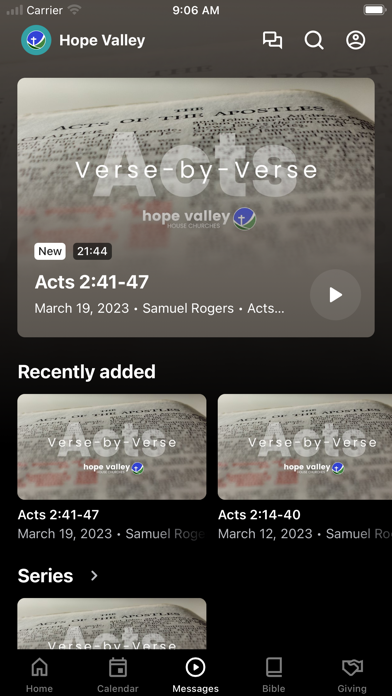 Hope Valley iPhone screenshot 3 - Education app