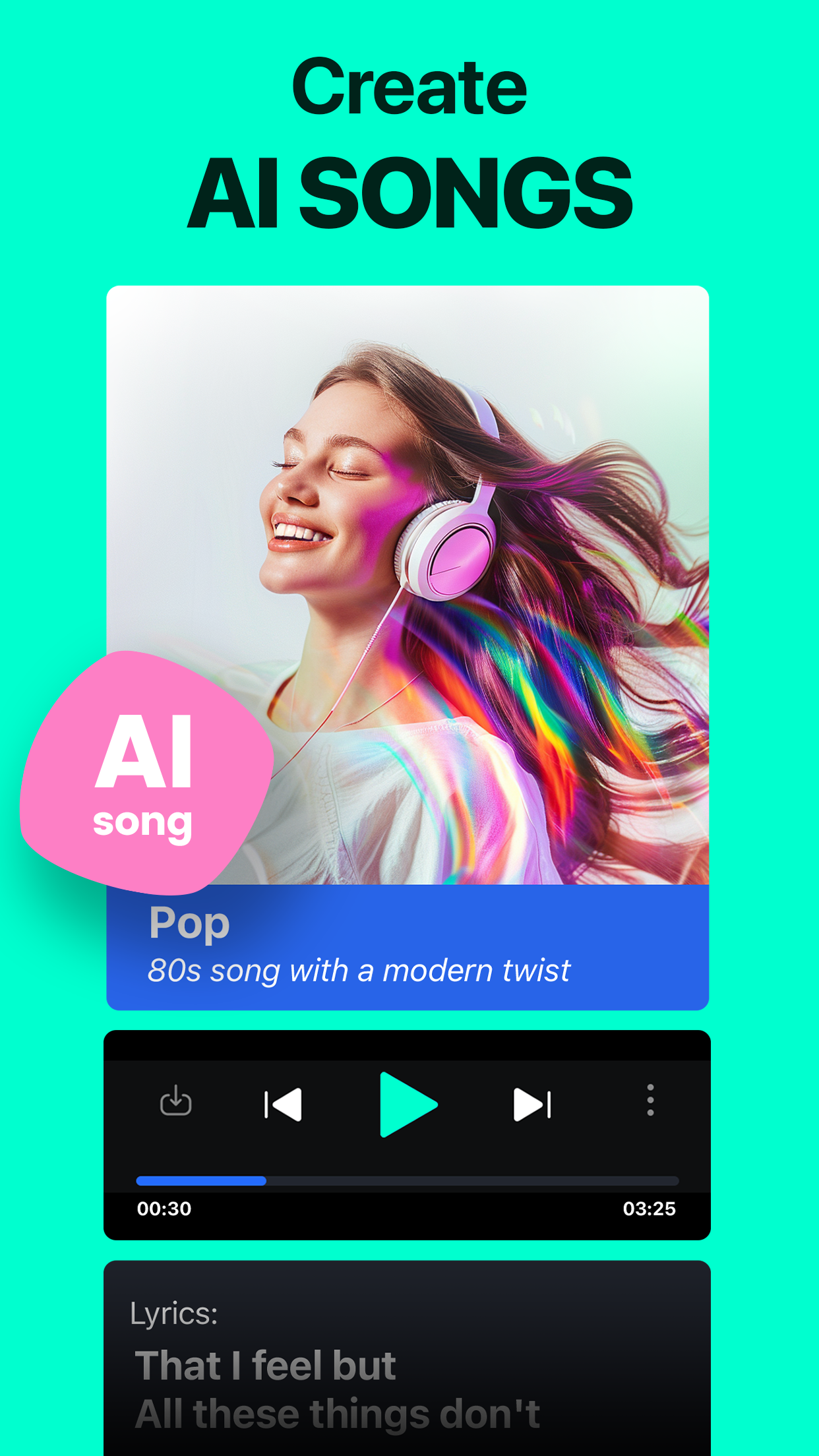 Shoom・AI Music, Song Generator screenshot 1