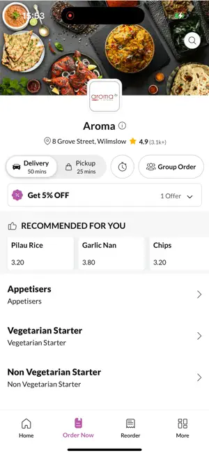 Aroma Wilmslow screenshot 2