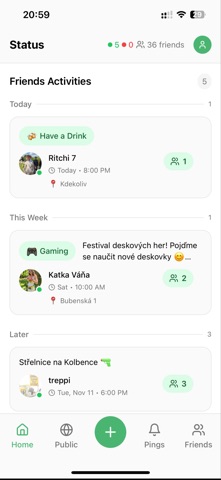 Status: Easy way to make plans screenshot