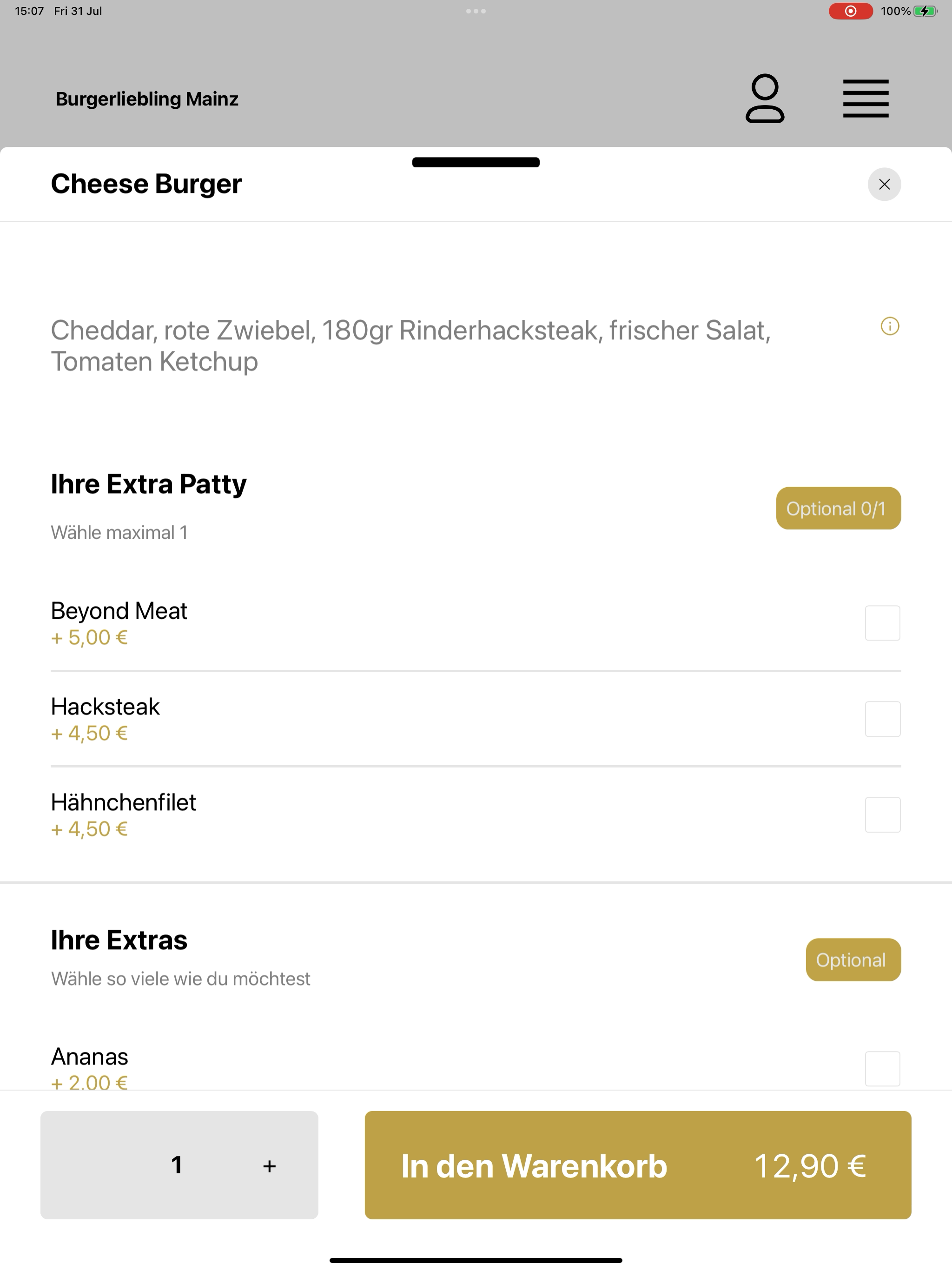 Burgerliebling Lieferservice screenshot 15