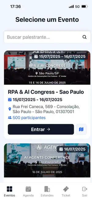 IIMA Eventos screenshot 1
