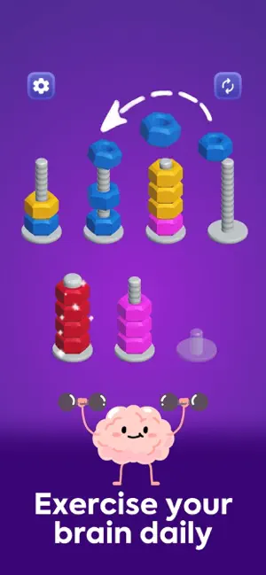 Color Nuts Sort: Puzzle Game screenshot 1