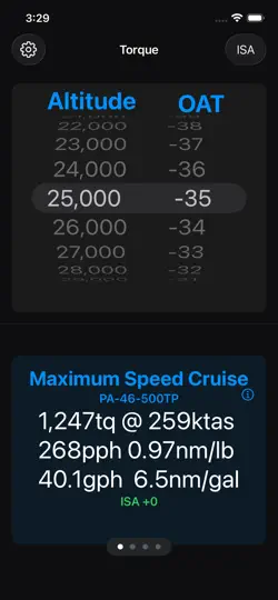 Screenshot von Meridian / JetProp Torque auf dem iPhone 1