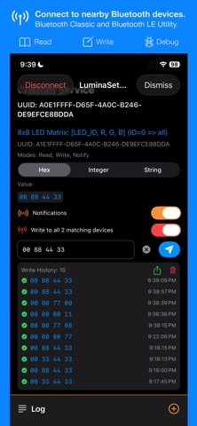 LuminaSet Bluetooth Utility App Store screenshot 2