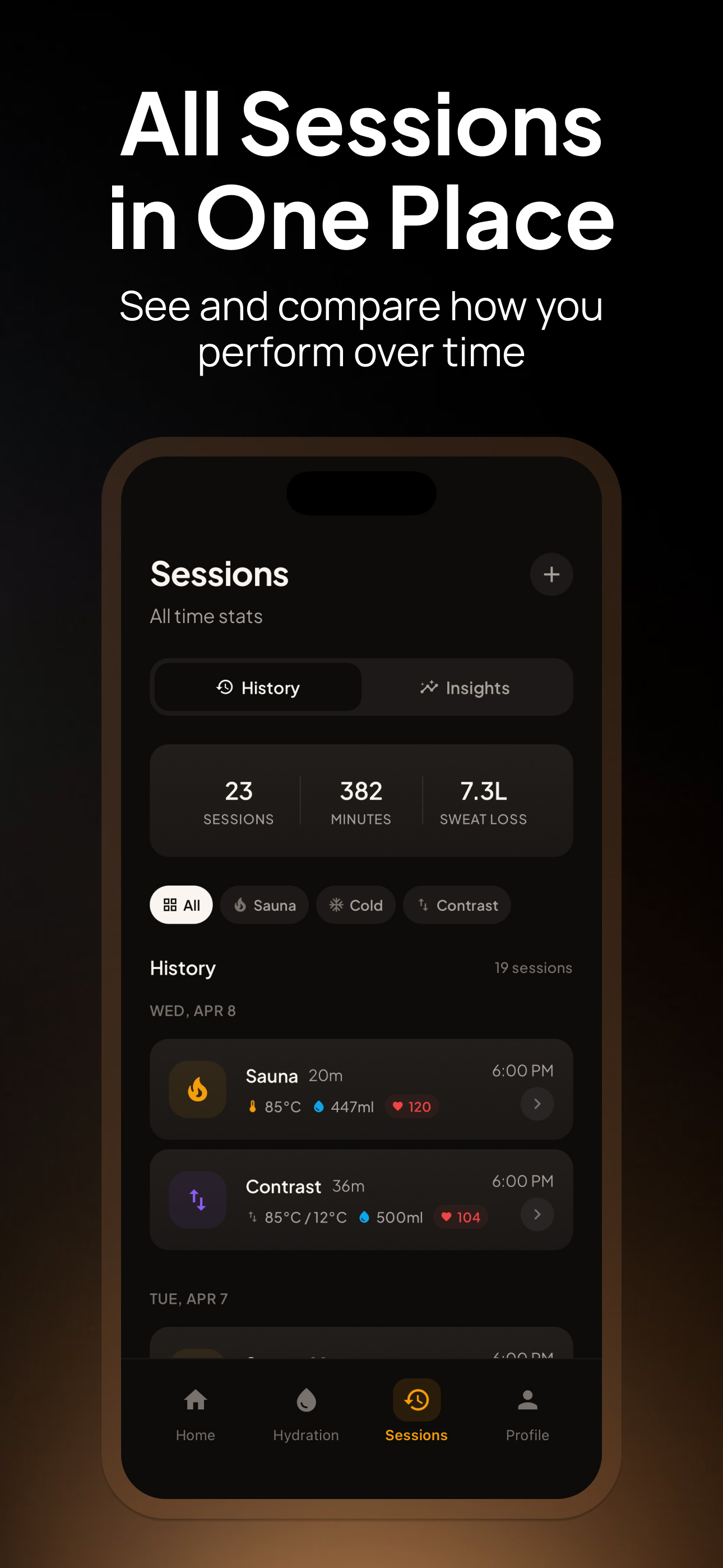 Altaflip: Sauna & Cold Tracker screenshot 6