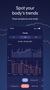 Visible: Pacing for illness screenshot