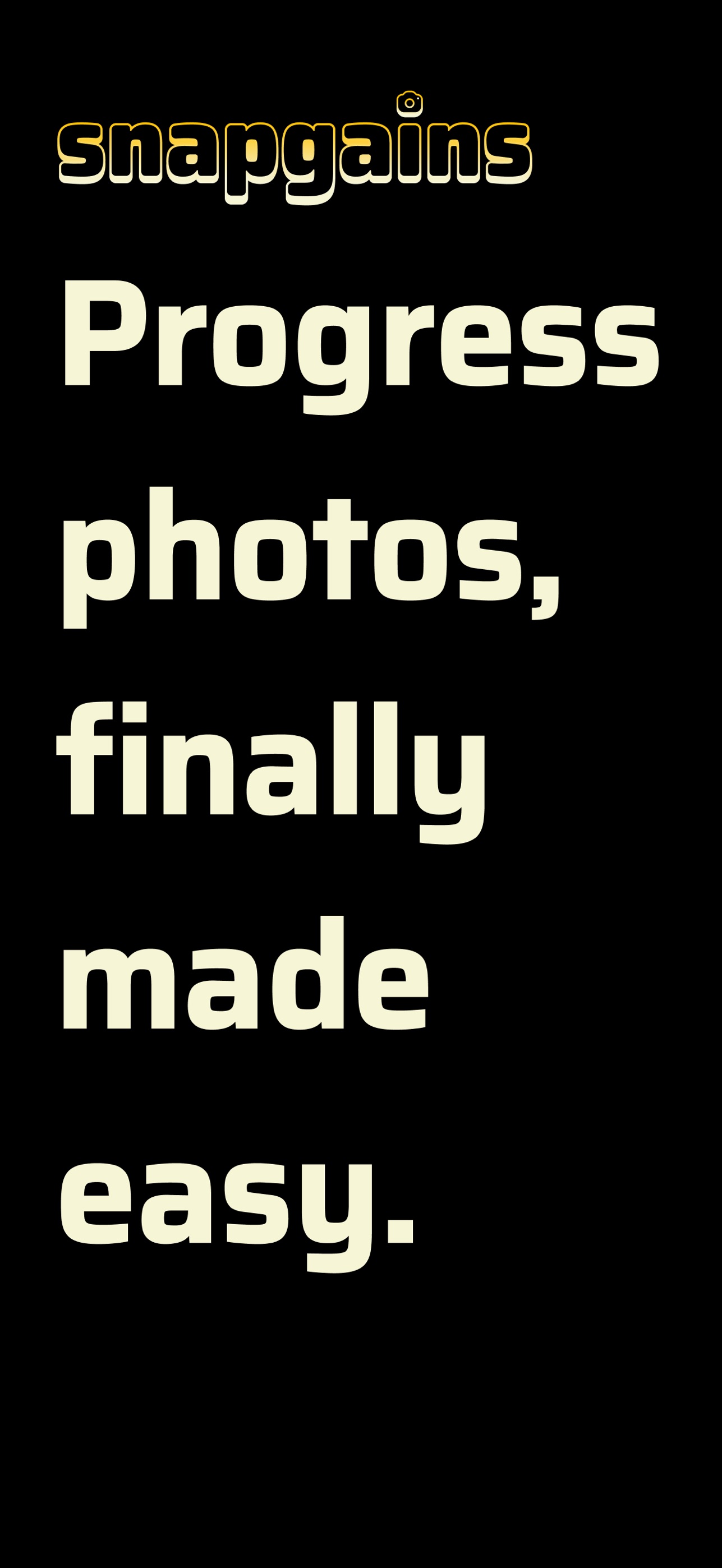 Screenshot 1 of snapgains - Progress Photos