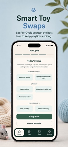 PurrCycle: Cat Toy Tracker screenshot